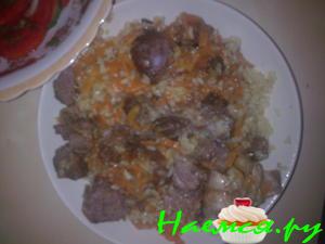 Узбекский плов с говядиной