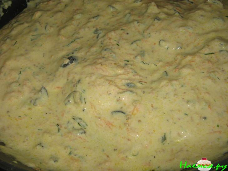 Рыба в горчичном соусе с маслинами