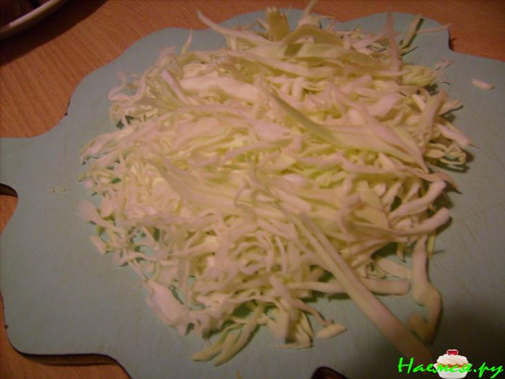 Витаминный салат с капустой 