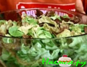 Салат из спаржи с дыней