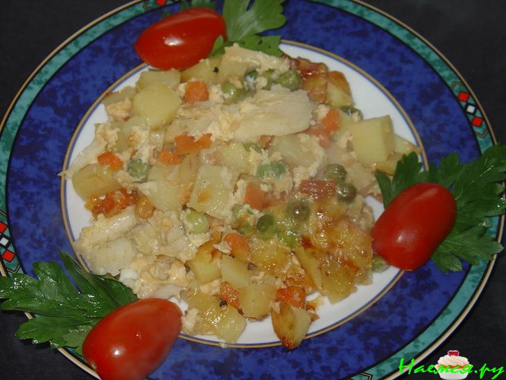 Камбала в овощной грядке Камбала в овощной грядке