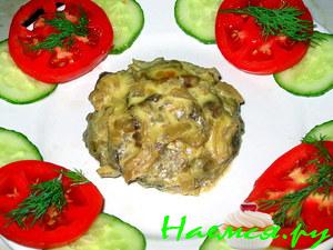 Котлеты в шапочках