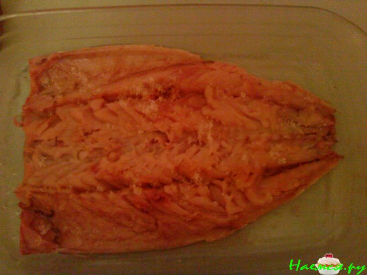 Скумбрия свежемороженая запечённая с грибами Скумбрия свежемороженая запечённая с грибами