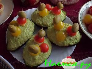 Фаршированные авокадо "Лодочки"