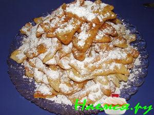 Хворост на сметанке с водкой Хворост на сметанке с водкой