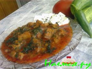 Овощное рагу с брынзой Овощное рагу с брынзой