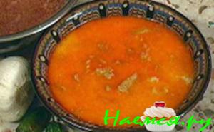 Шкембе чорба (болгарский суп из рубца) 