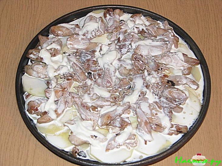 Грибная запеканка