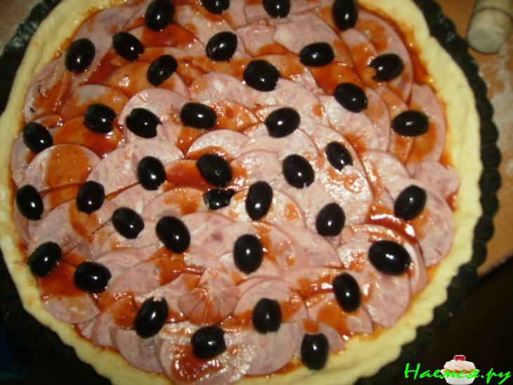 Пицца "Гавайская" (вариант)