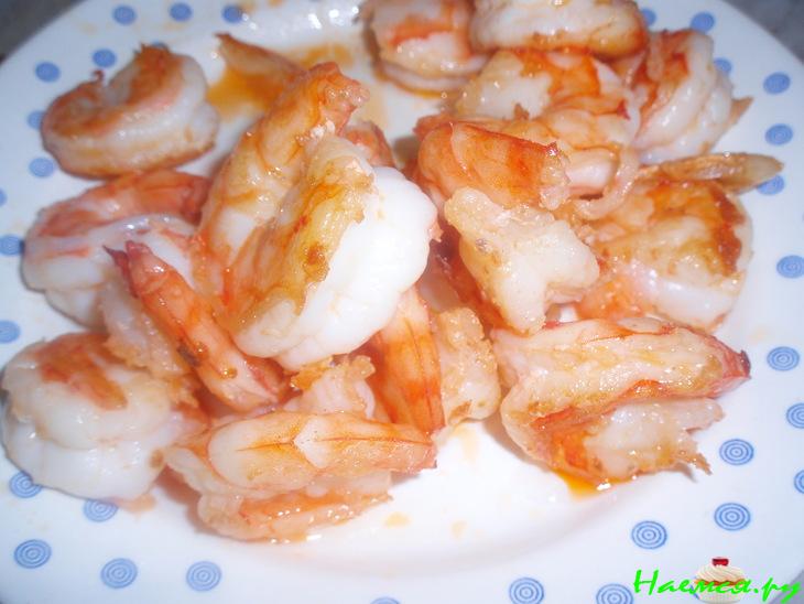 А-ля Цезарь с креветками