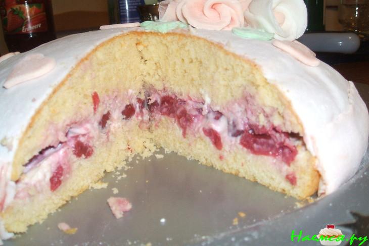 Торт "Мечта" с вишней