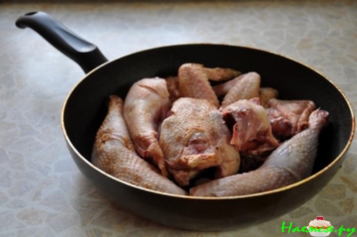 Жаркое из домашней курицы