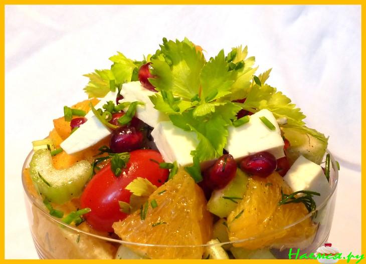 Салат свежий и вкусный