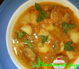 Рагу с купатами