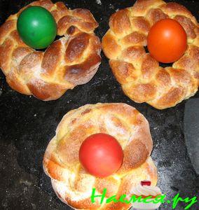 Пасхальный творожный венец