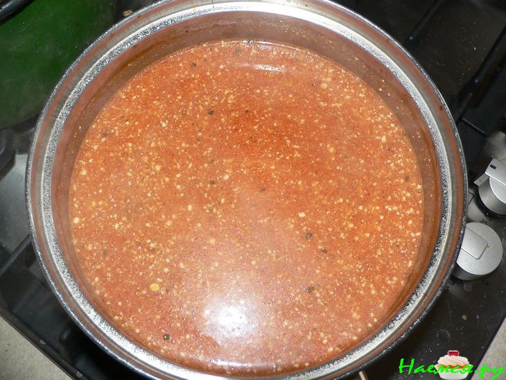 Чанахи с сушёными белыми грибами