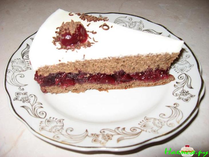 Торт бисквитный 'Вишневый'