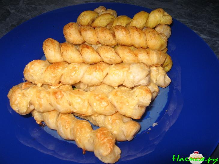 Слоёные спиральки