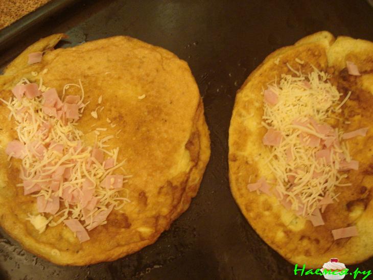 Воздушный фаршированный омлет