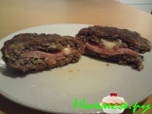 Котлетки с начинкой или "По мотивам Кордон Блю"