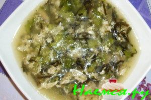 Суп рыбный густой с морской капустой Суп рыбный густой с морской капустой