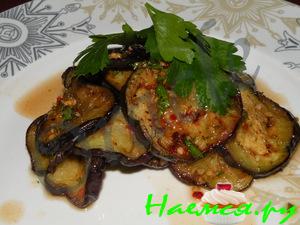 Баклажаны в медово-лимонном соусе