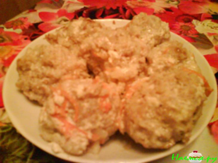 Нежные свиные тефтели с рисом