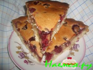 Пирог "Вишня под покрывалом"