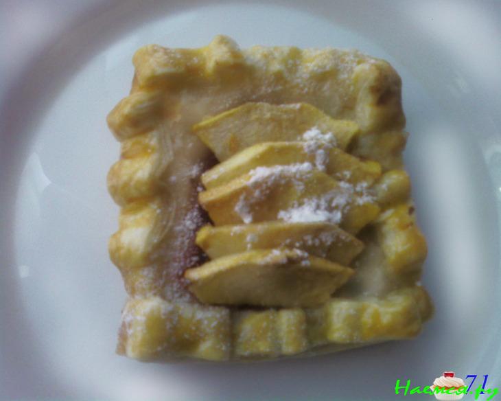 Слоёные яблочные пирожные