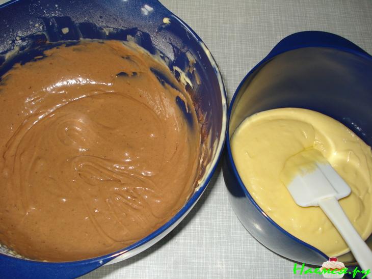 Торт "Зебра" с какао Торт "Зебра" с какао