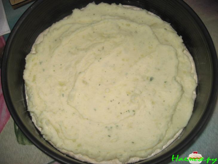 Домашний пирог с картофельной начинкой