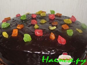 Шоколадный тортик с клюковкой, приготовленный в СВЧ Шоколадный тортик с клюковкой, приготовленный в СВЧ