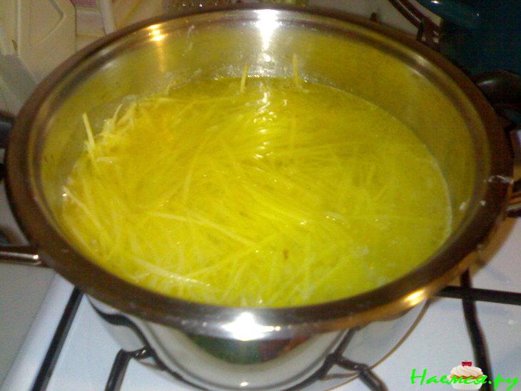 Нежный грибной крем-суп (желтенький)