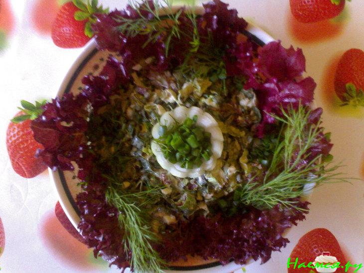 Салатик из зелени