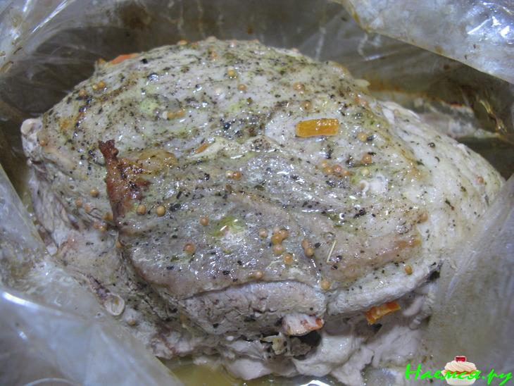 Свинина - буженина с рукава, вкусно, нежно, сочно ... Свинина - буженина с рукава, вкусно, нежно, сочно ...