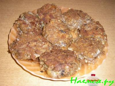 Котлеты из гречки с грибами