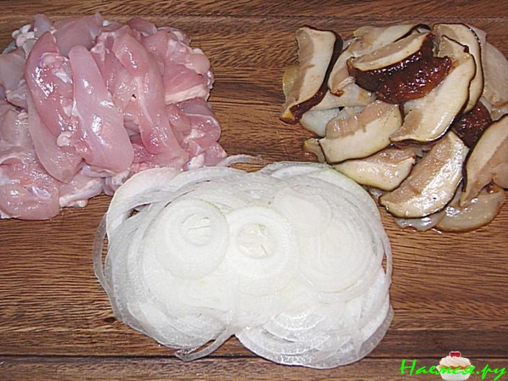 Грибная запеканка