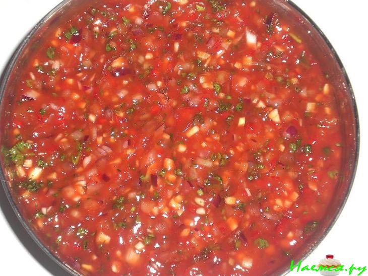 Острый соус к шашлыкам