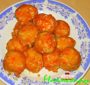 Закуска с крабовыми палочками