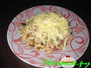 Грибное Ризотто