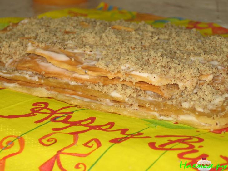 Вафельный лёгкий тортик Вафельный лёгкий тортик