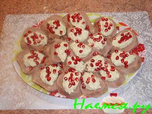 Язык под ореховым соусом