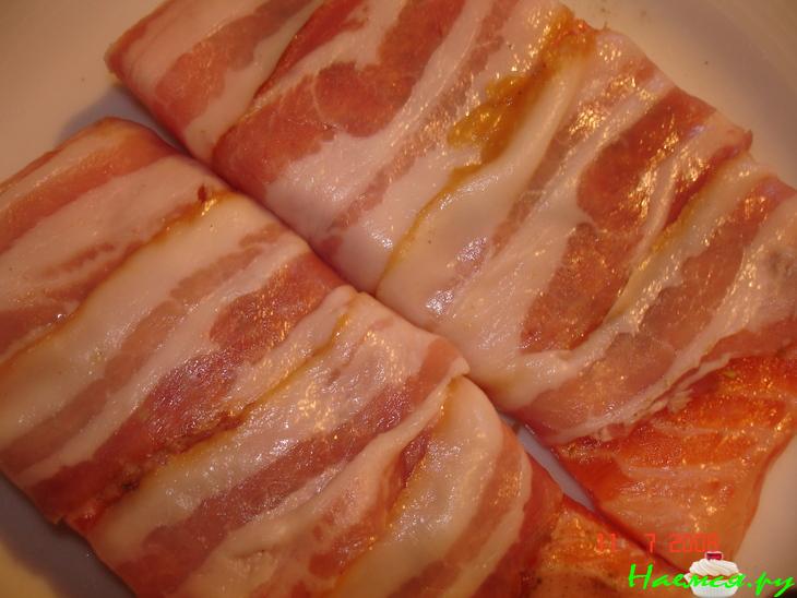 Лосось со спаржей