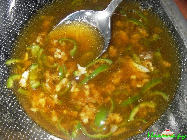 Острые креветки с соусом Острые креветки с соусом