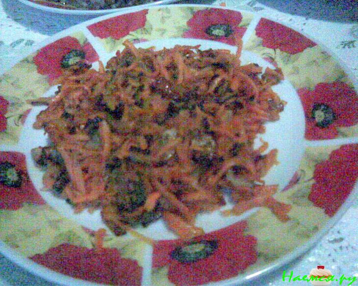 Пикантная рисовая запеканочка с куриной печенью и черносливом