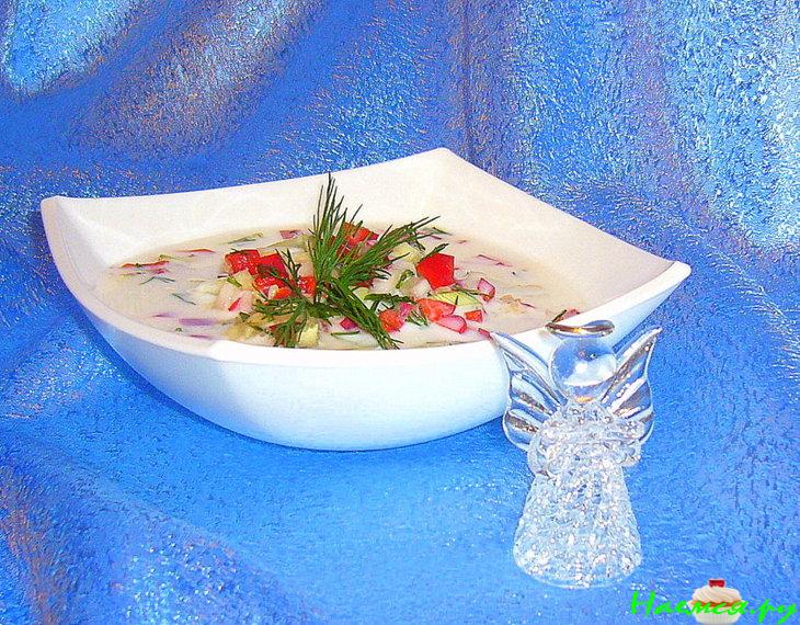 Суп кефирный