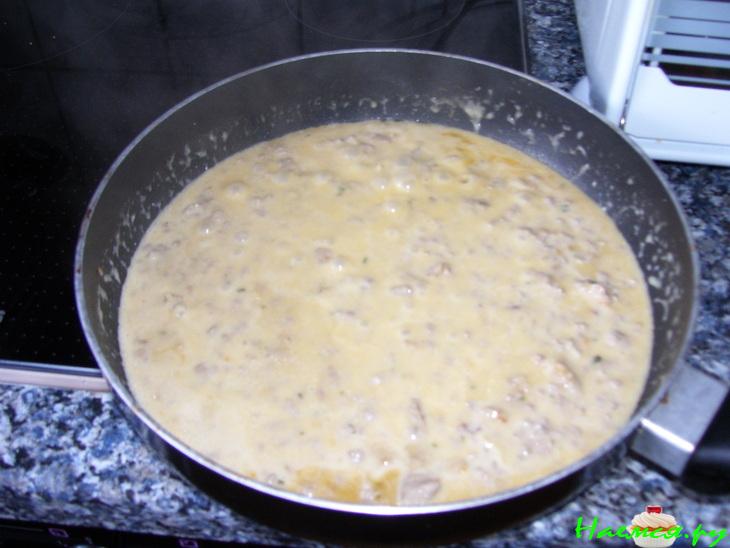 Запеканка в сыре со сливками