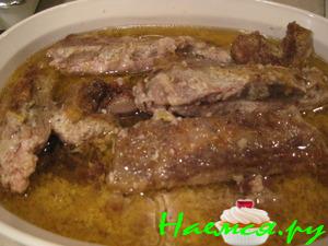 Рёбрышки в майонезном маринаде