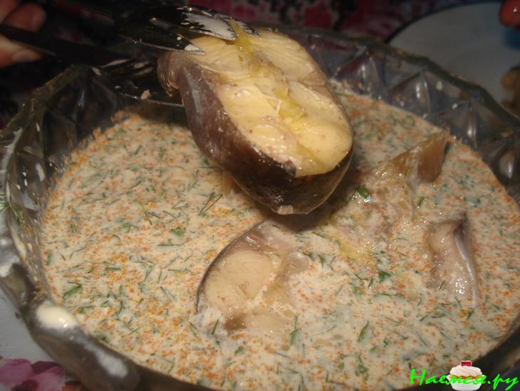 Рыба в майонезе