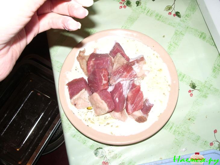 Мясо под шубой (говядина)